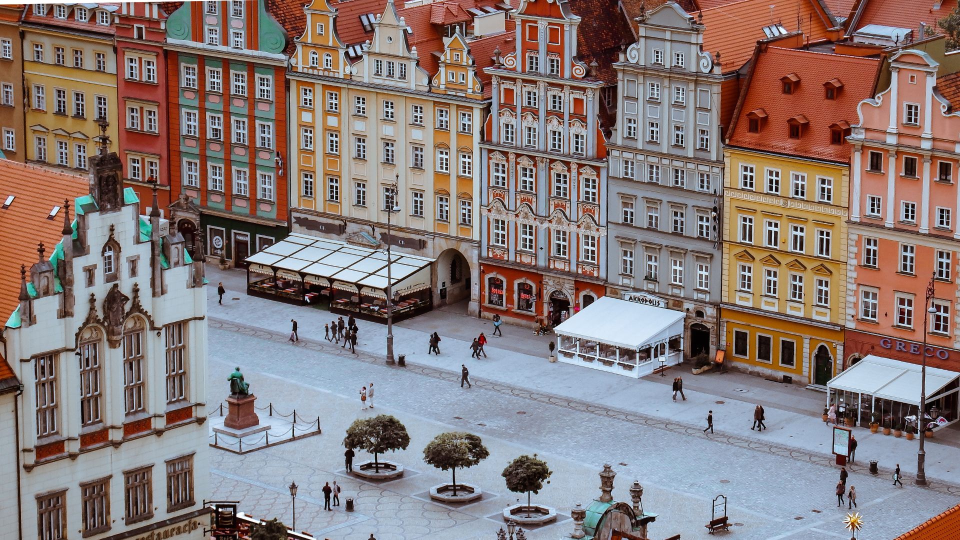 บรรยากาศเมืองเก่าในโปแลนด์