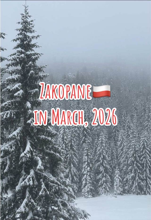 Zakopane เป็นที่ท่องเที่ยวสำคัญของโปแลนด์ สามารถท่องที่ยวได้ทุกฤดู ในช่วงซัมเมอร์ก็สวยถูกล้อมรอบไปด้วยสีเขียว อากาศ และบรรยาเหมาะกับการพักผ่อน คนนิยมไปเดินเขาในช่วงนั้นมากๆ ส่วนฤดูหนาวคนจะนิยมไปเล่น Snowboarding และชมบรรยากาศภูเขาที่เต็มไปด้วยหิมะ❄️.                           #Polandvisa #SchengenVisa #ท่องเที่ยว #zakopane #tiktok 